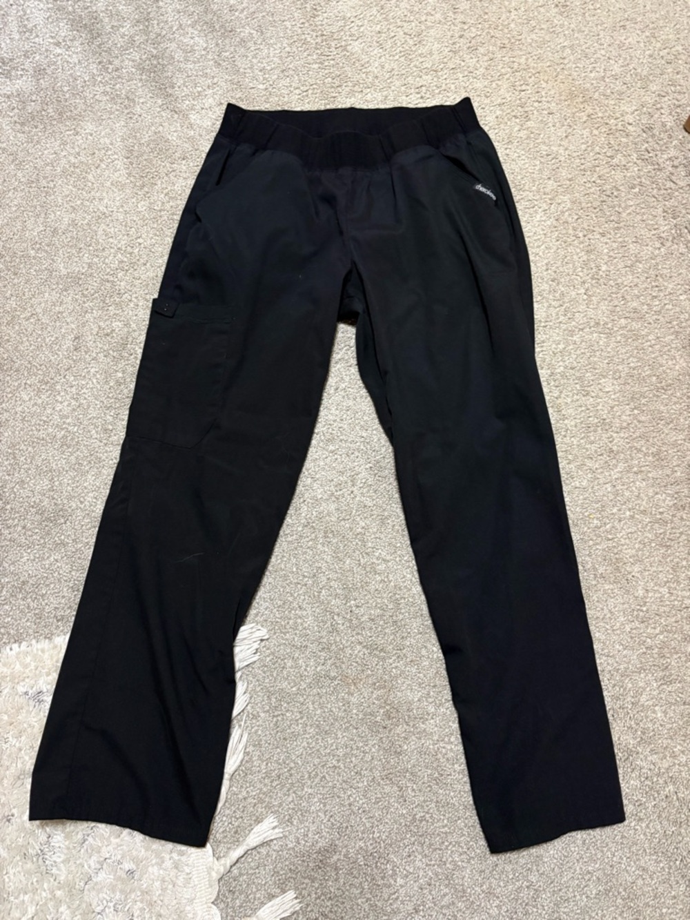 Women’s Cherokee scrub pants black medium petite